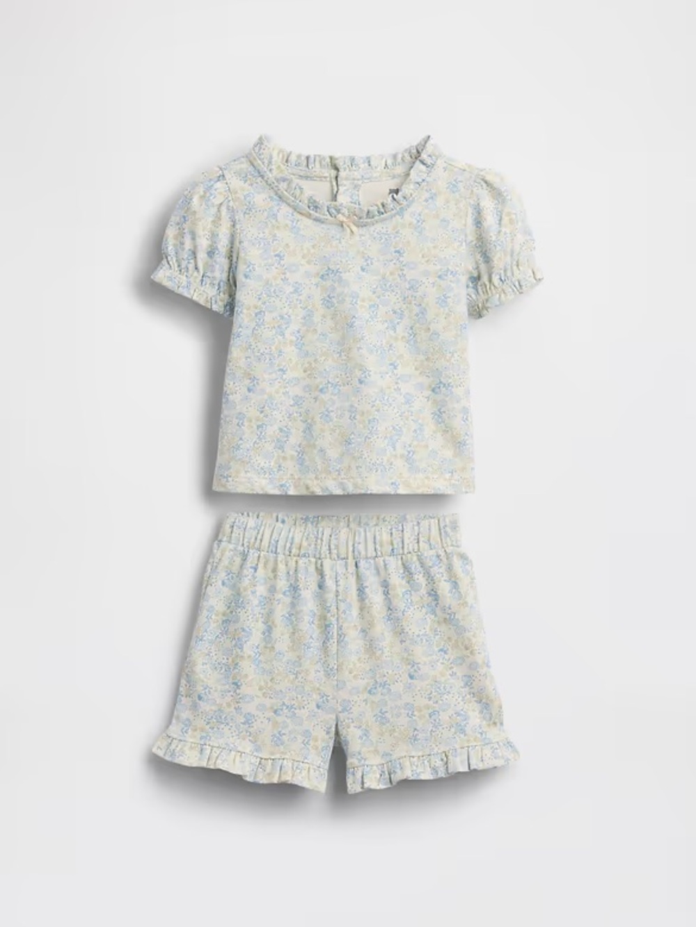 Gap Baby Organic Cotton Floral Outfit Set